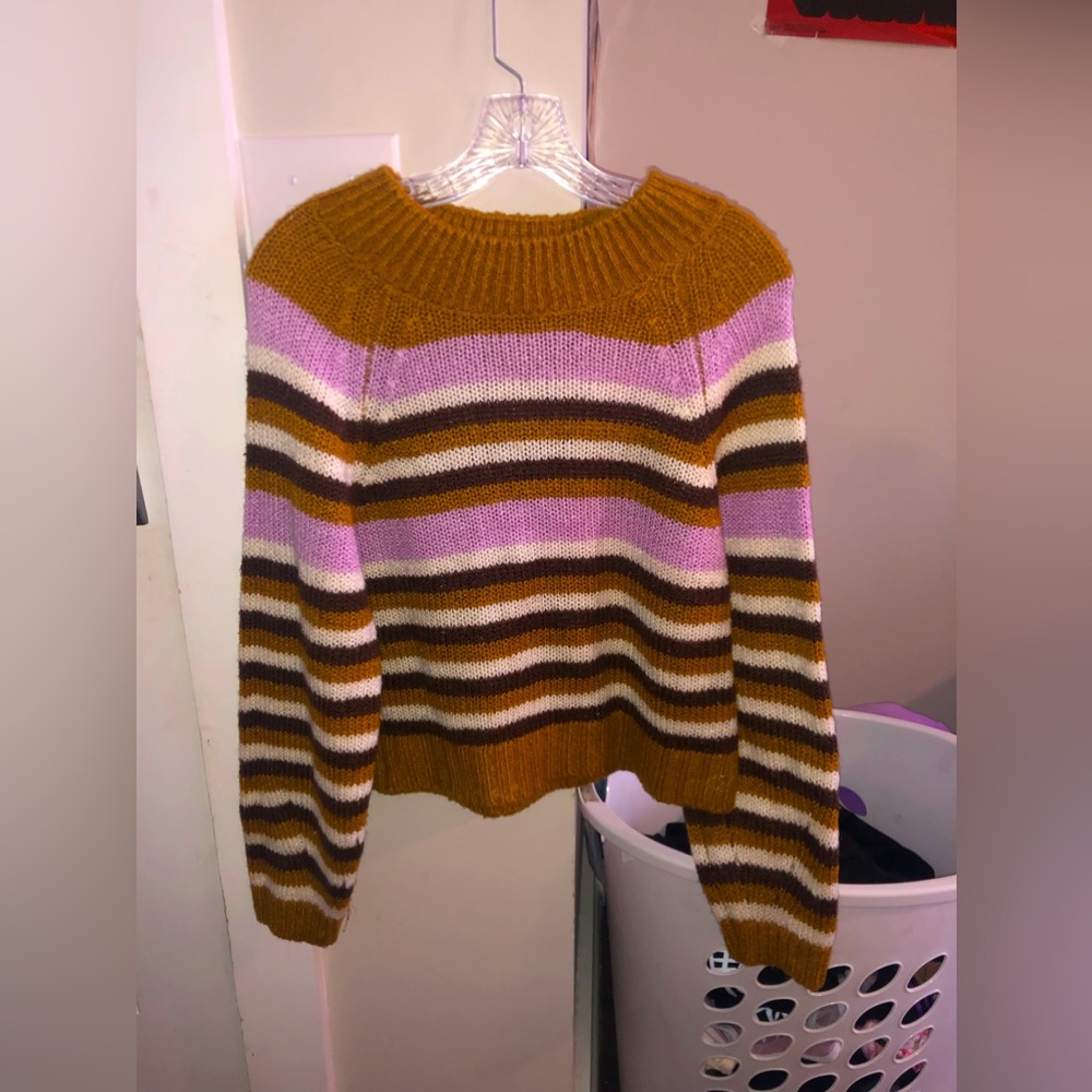 Multi color striped Sweater